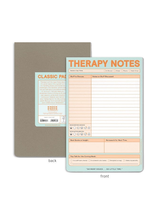 Knock Knock Therapy Notes Pad (Pastel Version) - Image 5
