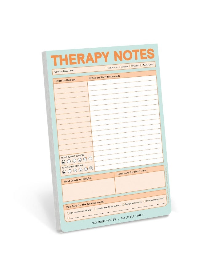 Knock Knock Therapy Notes Pad (Pastel Version) - Image 1