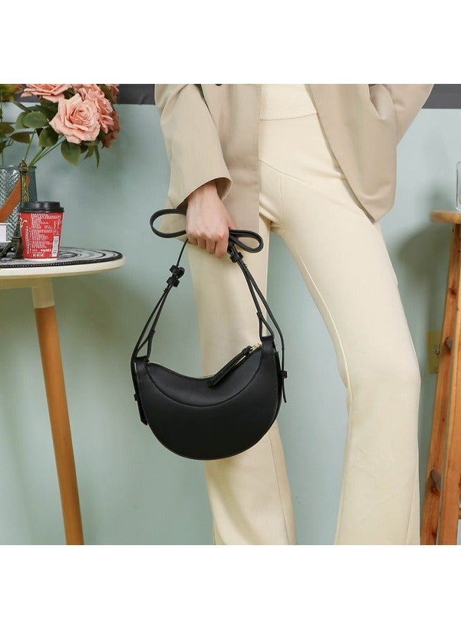 general All-match casual high-end sense of new crescent bag saddle bag fashion western style portable shoulder bag large-capacity messenger bag - Image 2