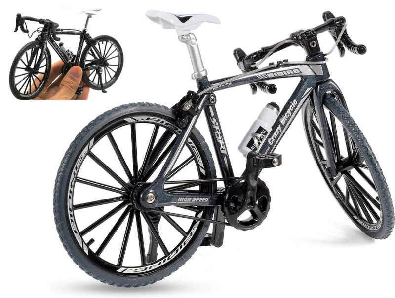 Magicwand® 1:10 Scale【Toy-Miniature】 Die-Cast Metal Racing Toy Bicycle Fully Working Model【Colors as Per Stock】【3 Pcs】 - Image 1