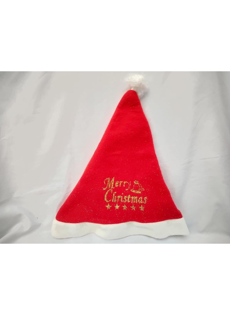 DEV POOJA STORE DEV POOJA STORE Cambo Pack of Santa Hat with Beard for Christmas Celebration 12 X 2 Inch  - Image 2