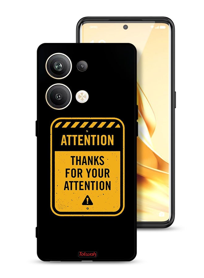 Tolwak Oppo Reno9 Pro Plus 5G Protective Case Cover Thanks For Attention - Image 1