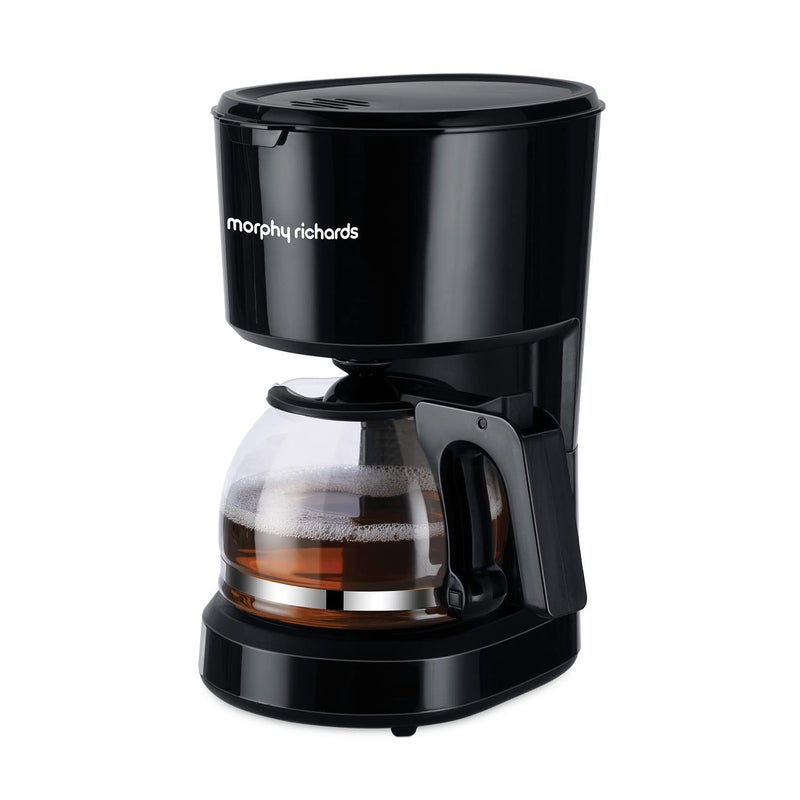 Morphy Richards Europa Drip Espresso Coffee Machine For Home600W Drip Coffee Maker6Cups CapacityAntiDrip FunctionDry Heat ProtectionWarming Plate2Yr Warranty By BrandBlack - Image 1