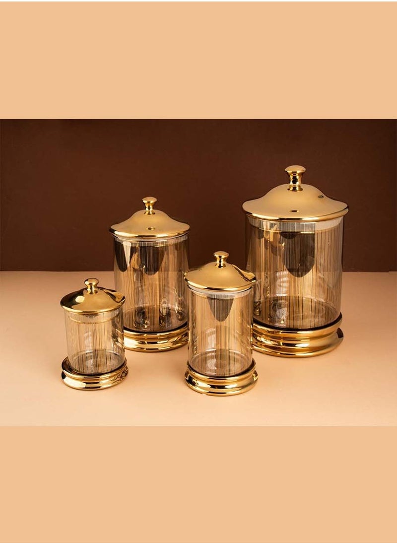 Generic - Spice and condiment storage container set with lids for safe use. - Image 1