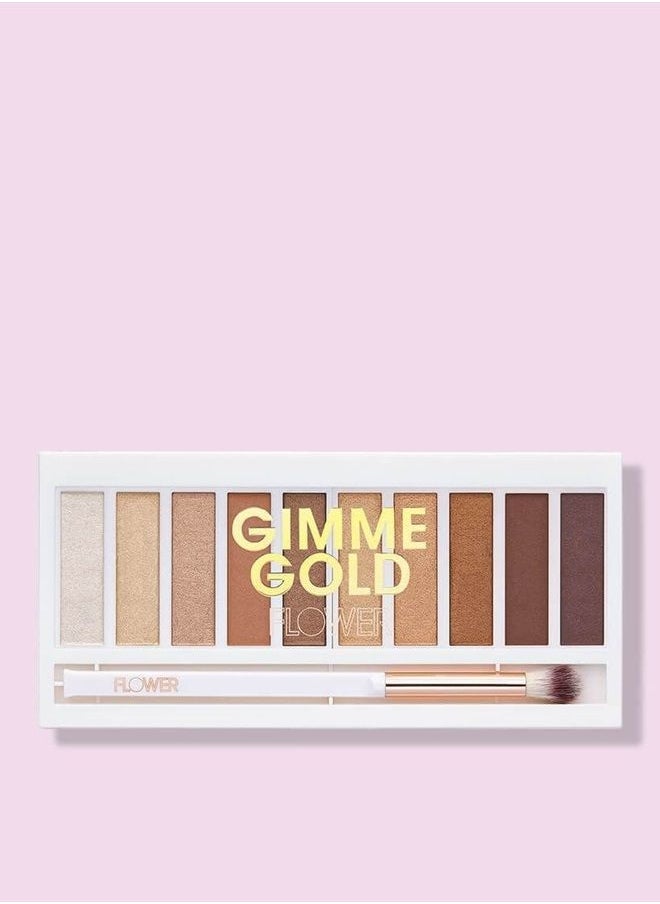 Flower Beauty - Shimmer & Shade Eyeshadow Palette- Gimme Gold, 1 ea - Image 1