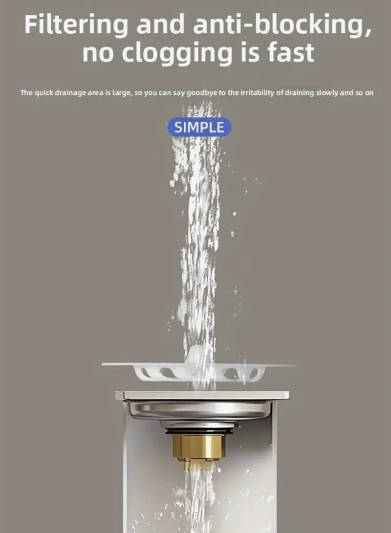 25 قطعة سدادة شعر شبكية لصرف مياه الاستحمام يمكن التخلص منها - Image 4