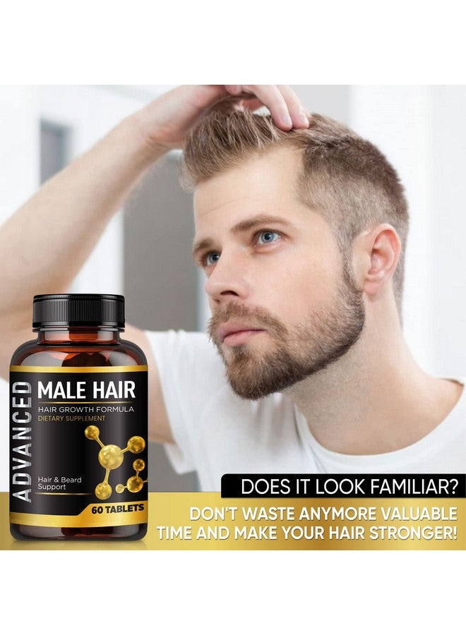 NutraPro Hair Growth Vitamins For Men-Anti Hair Loss Support Vitamins Pills & Dht Blocker For Men.Regrow Hair & Beard Growth Supplement For Thicker Fuller & Stronger Hair. Support Thinning Hair With Biotin. - Image 4