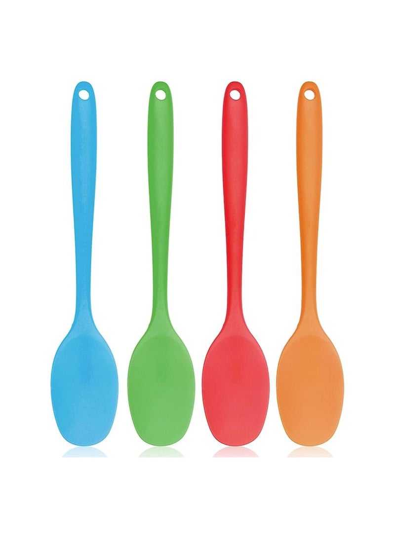 Silicone spoon for cooking - multiple colors