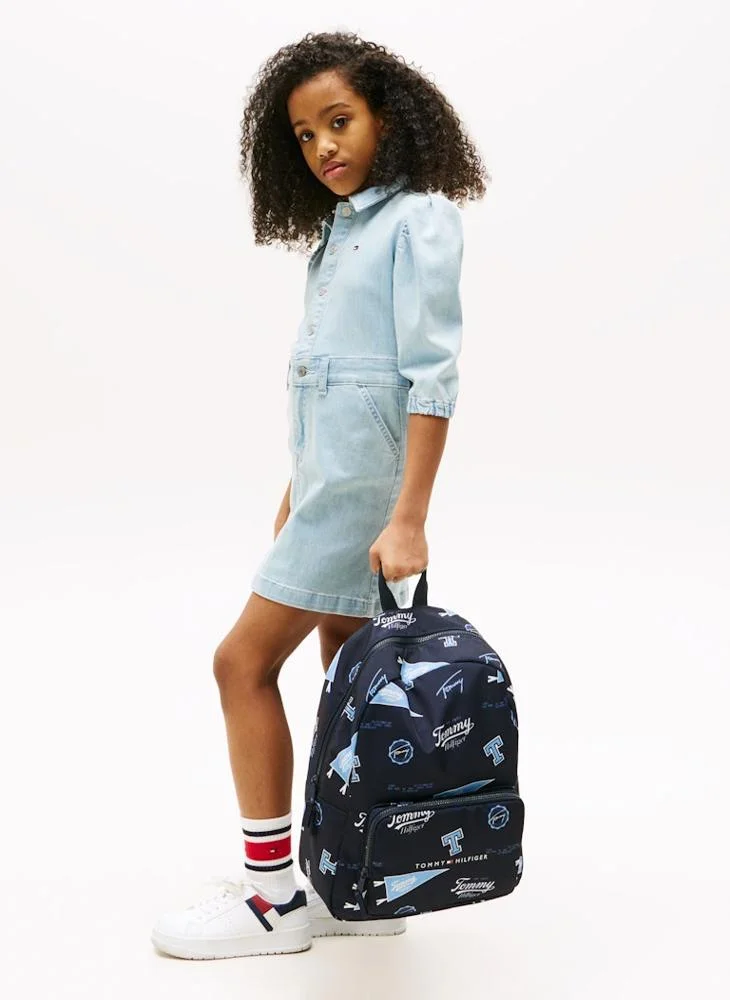 TOMMY HILFIGER Kids Essential Printed Backpack