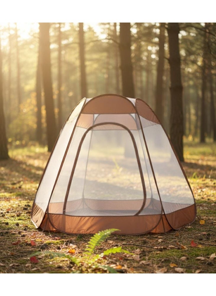 73Hours SafariPro Extra-Large Camping Mosquito Tent – Family-Size Polyester Shelter with Net Protection, 285×250×200 cm - Image 1