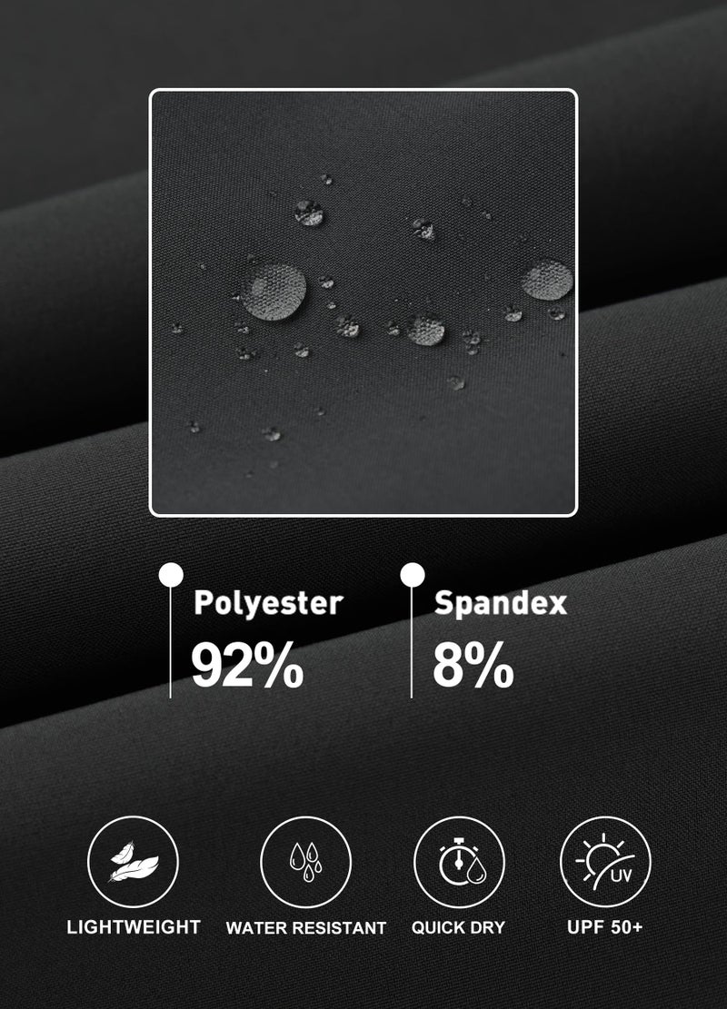 Libin Women's Cargo Joggers Lightweight Quick Dry Hiking Pants Athletic Lounge Casual Travel, Black XS - Image 5