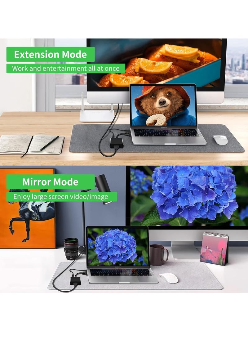 LIXES VGA to HDMI Adapter – 1080P VGA Male to HDMI Female Converter for Computer, Desktop, Laptop, PC, Monitor, Projector, HDTV – High-Quality Video and Audio Output  - Image 4