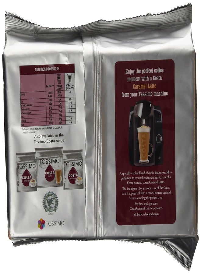 Tassimo Costa Caramel Latte 16 discs, 8 servings - Image 3