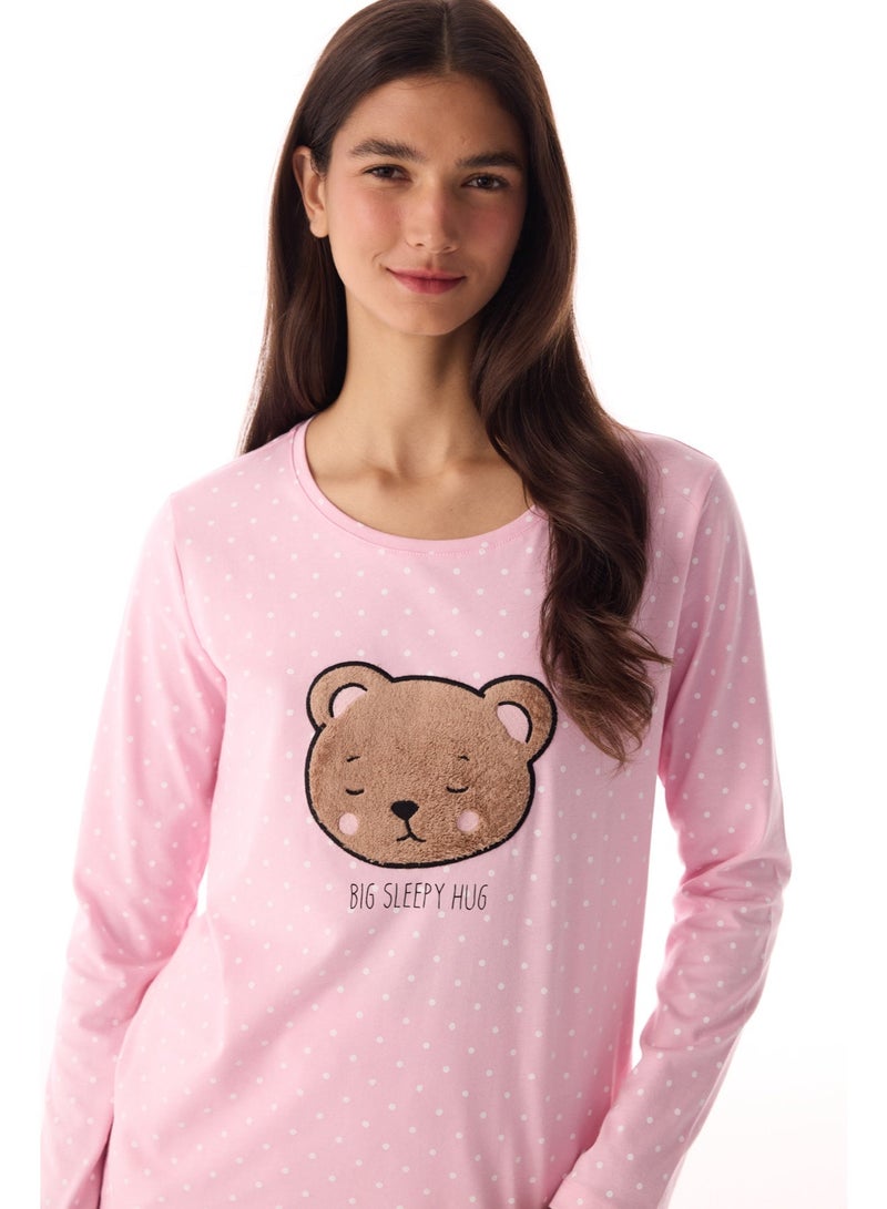 بنتي Sleepy Hug Pants Pajama Set - Image 4