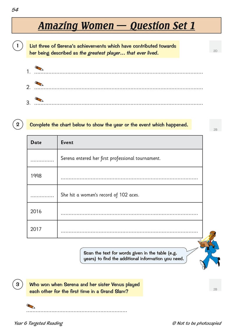 New Ks2 English Targeted Question Book Reading Year 6 - Image 3