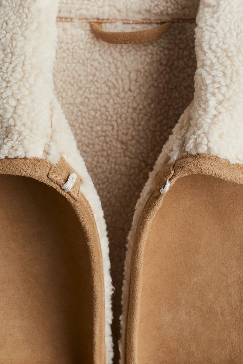 H&M Teddy-lined gilet