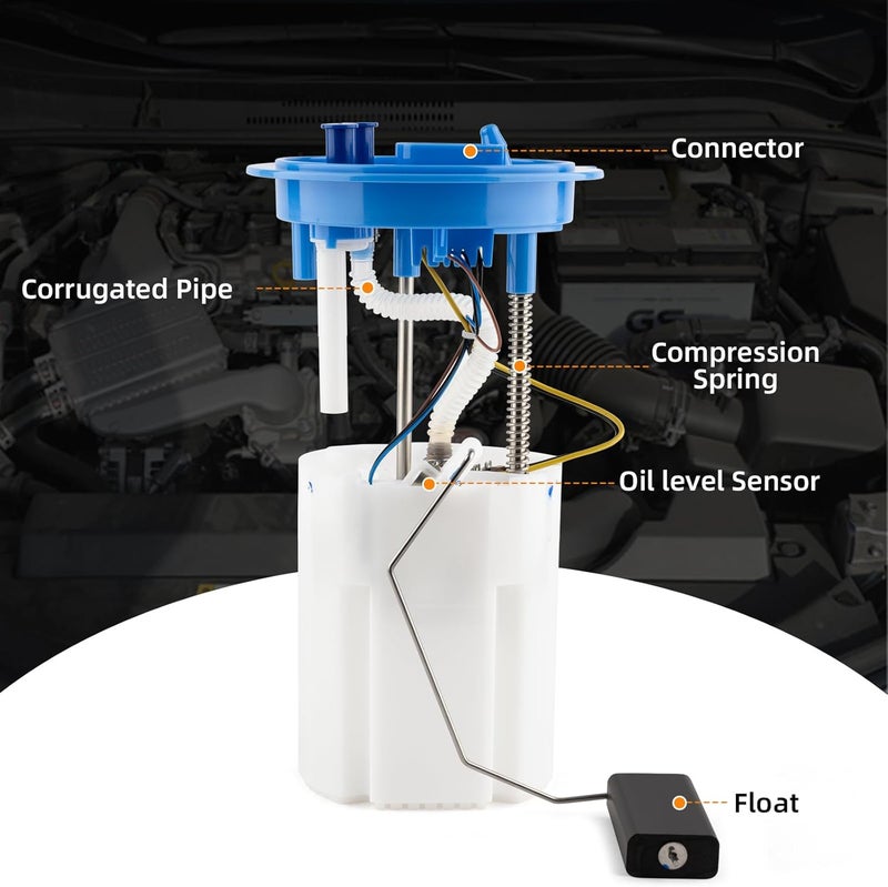 DIRBOERF Electric Fuel Pump Module Assembly with Sending Unit for Audi and Volkswagen Models - Image 2