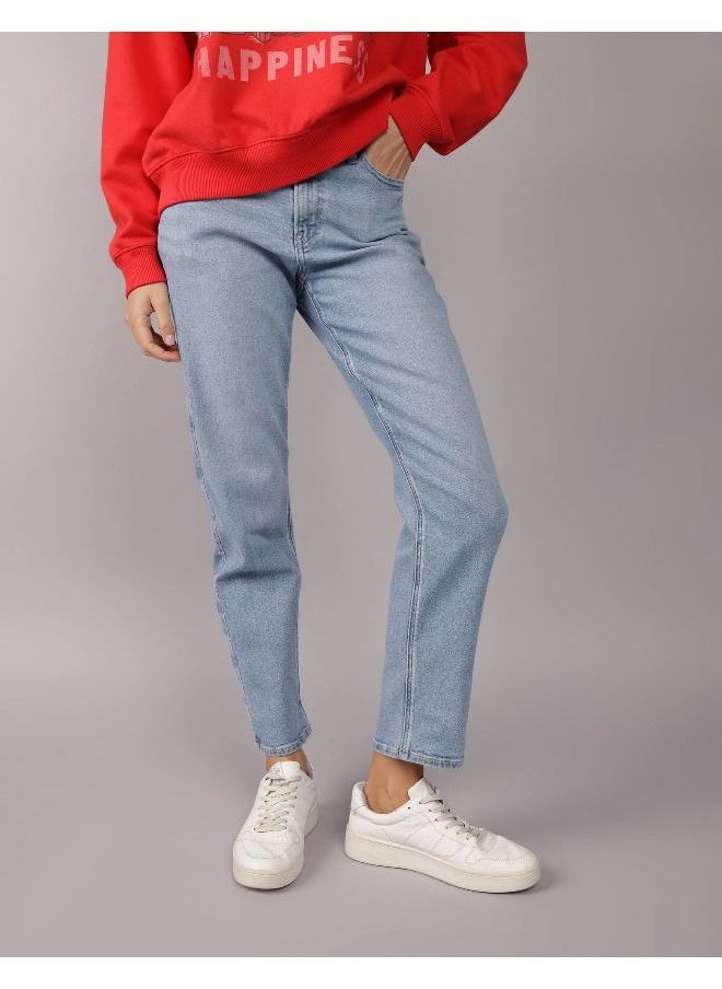 American Eagle AE Stretch Super High-Waisted Ankle Straight Jean  - Image 1