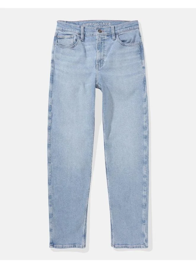 American Eagle AE Stretch Super High-Waisted Ankle Straight Jean