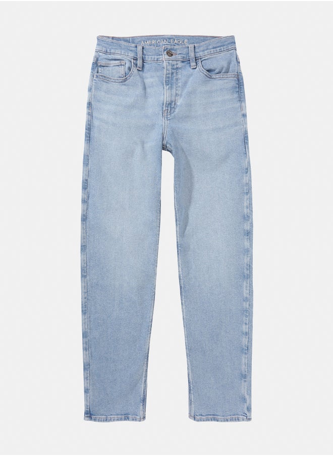 American Eagle - AE Stretch Super High-Waisted Ankle Straight Jean - Image 1