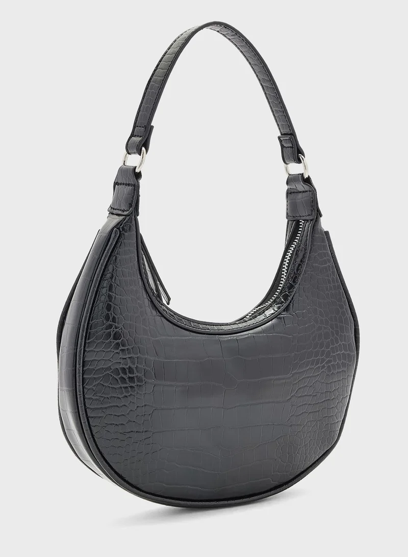 PIECES Pcnanett Croco Crossbody Bag