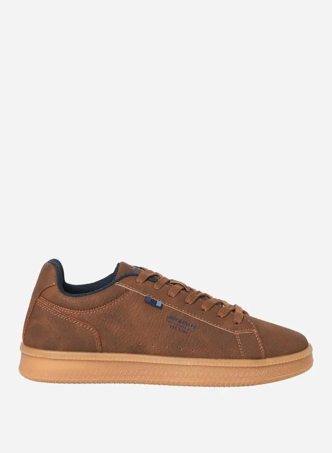 JACK & JONES Jack & Jones Solid Brown Lace Up Casual Sneakers