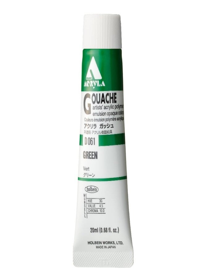 Holbein Acryla Gouache 20ml Green - Image 1
