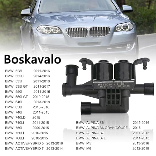 Boskavalo 64219310349 Heater Control Valve 64119310349 for BMW F01 F02 F10 F11 F12 520i 523i 528i 740i 740Li 750Li - Image 2