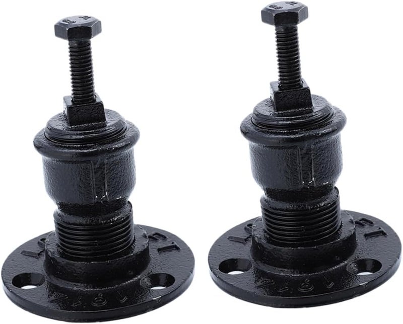 Homoyoyo 2pcs Heavy Duty Hand Bracket Industrial Style Stair Railing Support for Home Office - Image 1