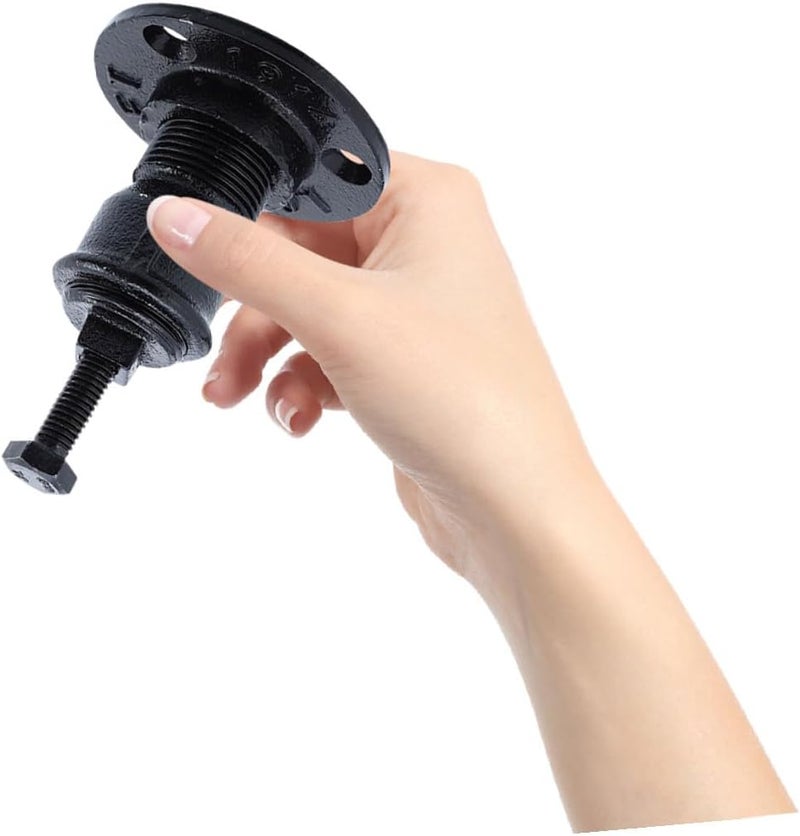 Homoyoyo 2pcs Heavy Duty Hand Bracket Industrial Style Stair Railing Support for Home Office - Image 4