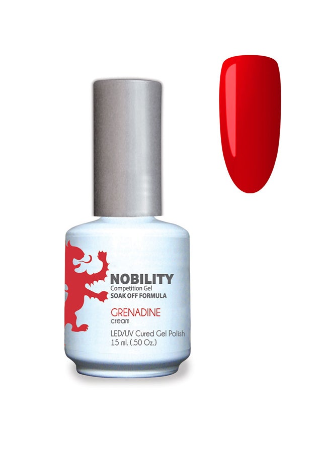 Lechat Gel Nail Polish 15 ml, Long Lasting, Chip Resistant, Requires Drying Under UV Led Lamp Grenadine Nbgp16