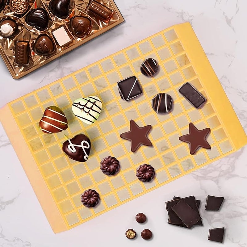 Yellow Electric Chocolate Melting Pot with Dual Temperature Adjustment and Accessories for Fondue Candy Maker - Image 4