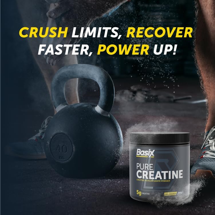 Basix Pure Creatine Unflavored 300 Gm - Image 5