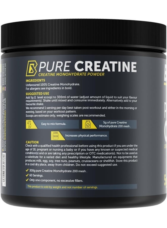 Basix Pure Creatine Unflavored 300 Gm - Image 2