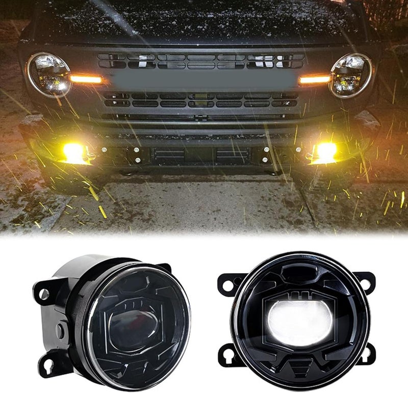 LED Fog Lights for 21 23 Compact SUV ABS Housing Easy Installation Enhanced Fog Lights - Image 2