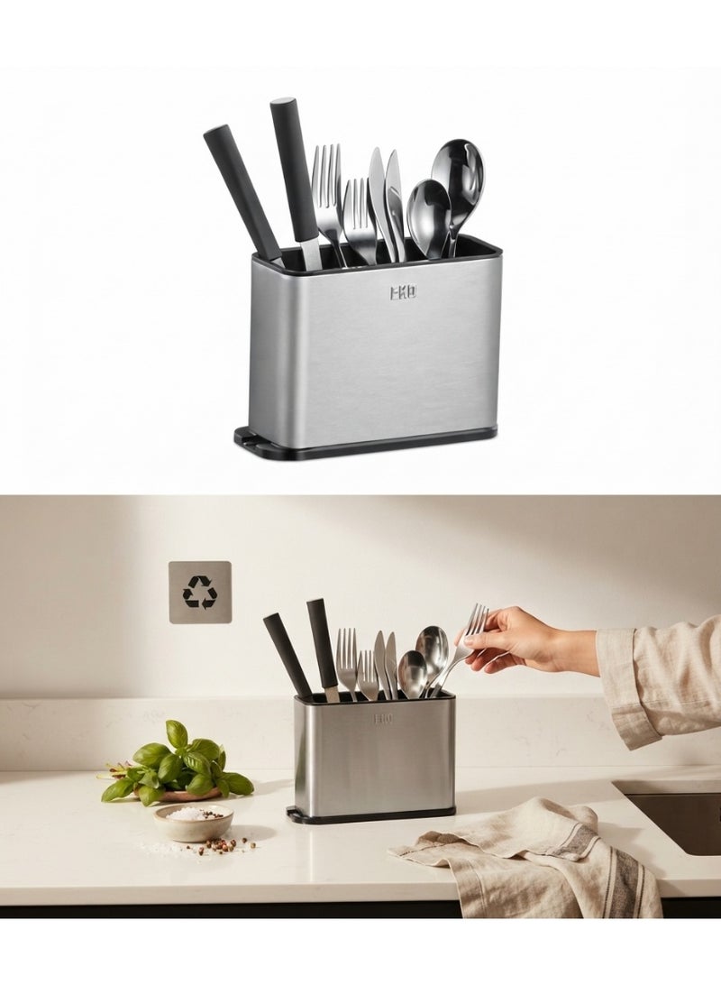 EKO Stainless Steel Regal Kitchen Utensils Storage Stand - Image 5
