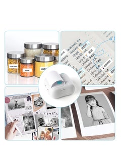 SYOSI Mini Pocket Printer, Wireless Bluetooth Thermal Printer for iPhone for Android, Portable Inkless Label Printer for Photos Pictures Receipt Memos Notes Work List  - Image 4