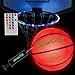 GlowCity Glow in the Dark Basketball with Rim Light Size 7 Light Up Ball for Teen Boys Gifts Adults Glowing Red for Night Outdoor Games Cool Sports Birthday Gift Ideas for Boys Ages 12 13 14 15 - Image 3