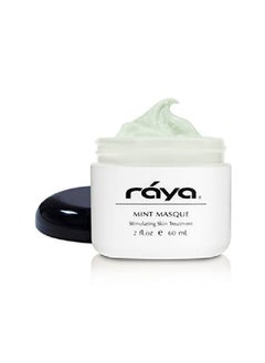 Raya Mint Masque (603) ; Cooling And Refreshing Facial Treatment Mask For Combination Partially Oily And Breakout Skin ; Minimizes Pores And Refines Complexion  - Image 1
