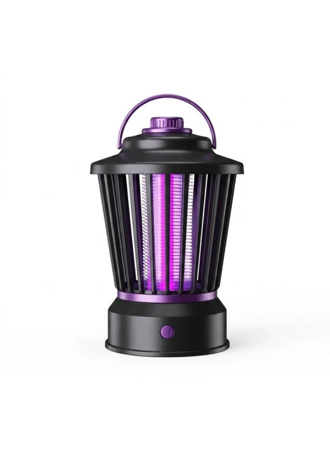 Soloffer Portable Electric Flying Insects Killer Bug Zapper Insect Killer Outdoor,Mosquito Insect Bug Zapper Trap Killer LED Lamp, Electronic Mosquito Killer Electric Insect Killer Indoor and Outdoor,Mosquito Killer LED UV Light, Fly Trap for Patio Yard Garden Indoor Use - Image 3