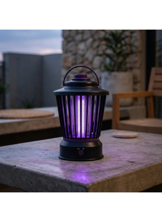 Soloffer Portable Electric Flying Insects Killer Bug Zapper Insect Killer Outdoor,Mosquito Insect Bug Zapper Trap Killer LED Lamp, Electronic Mosquito Killer Electric Insect Killer Indoor and Outdoor,Mosquito Killer LED UV Light, Fly Trap for Patio Yard Garden Indoor Use - Image 4