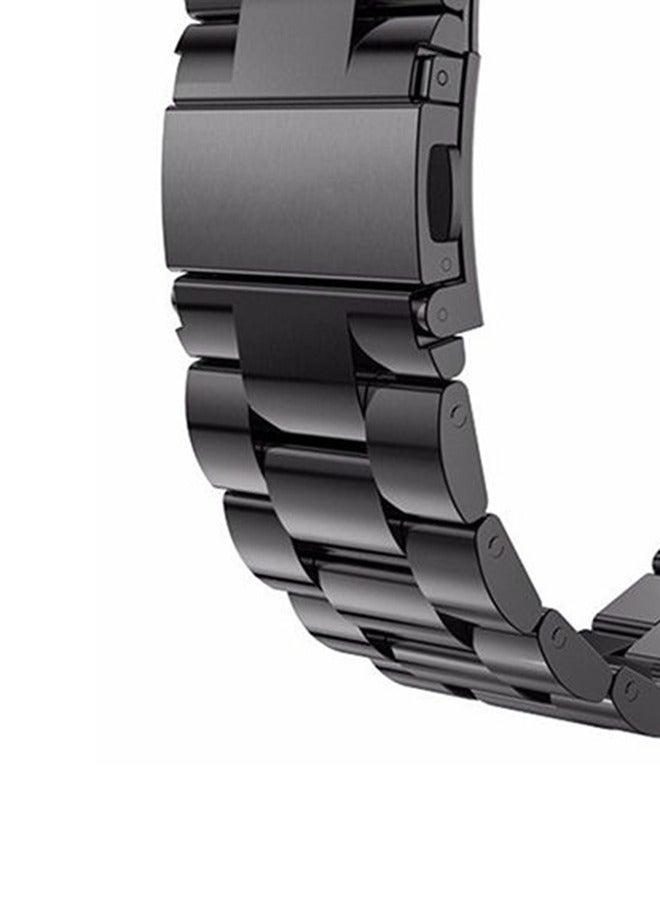 Stainless Steel Strap, Black Color, Compatible With For Apple Watch Series 9, Size 41 Mm - Image 5