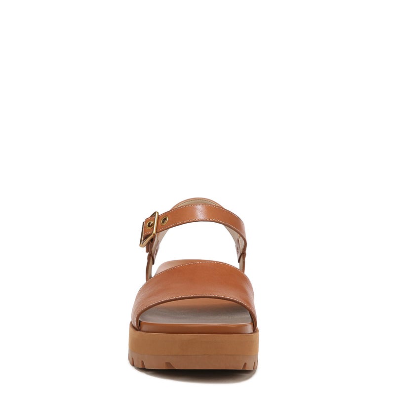 Vionic Women's Onyx Jamie Toe Adusjtable Strap Sandal - Ladies Lug-Sole Platform Sandals with Concealed Orthotic Arch Support, Tan 6 Medium - Image 2
