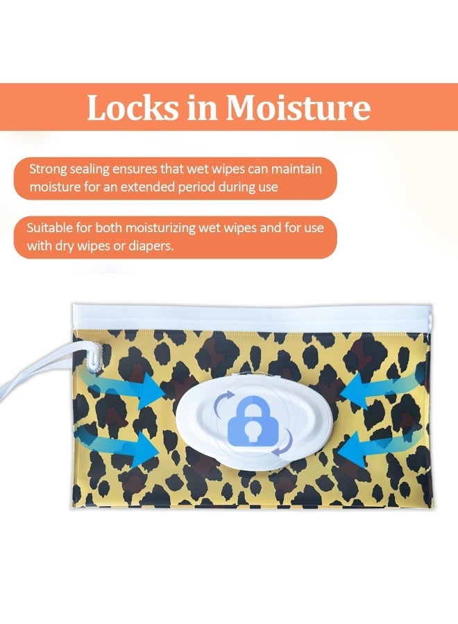 Portable Baby Wipe Dispenser, Reusable Refillable Wet Wipes Case, Fresh Keeping Wipe Holder for Travel Camping Outdoor Hiking - Image 5