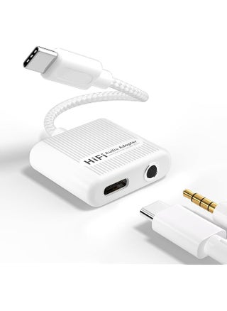 Usb C To 3.5Mm Audio Adapter & Charger 2 In 1 Usb C To Aux Headphone Dongle With 60W Pd Fast Charging Compatible With Iphone 16 16 Pro 15 15 Pro Max Galaxy S24 S23 S22 S23Fe Pixel 8 7 Ipad - pzsku/Z2475837B2F71C786F7BCZ/45/_/1740929345/3caa9d8d-0173-4943-a224-e5318991d7a2