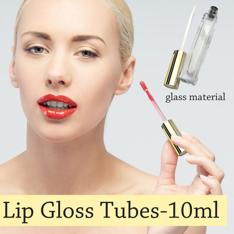 dootdott Empty Mascara Tube and Wand Glass, 3PCS 10ml Empty Mascara Tube and Lip Gloss Tubes, Eyelash Spoolies with Tube, Eyelash Growth Packing Tube Container for Home and Travel (B) - Image 5