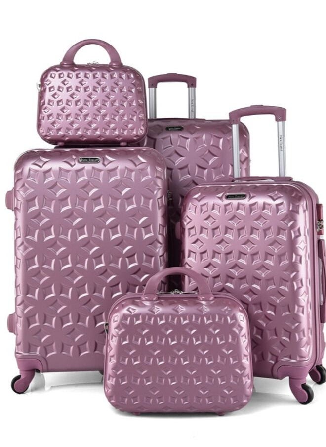 NEW TRAVEL NEW TRAVEL HARD Luggage set 5 pieces size 28/24/20/14/12  inch CS006/5P  - Image 1