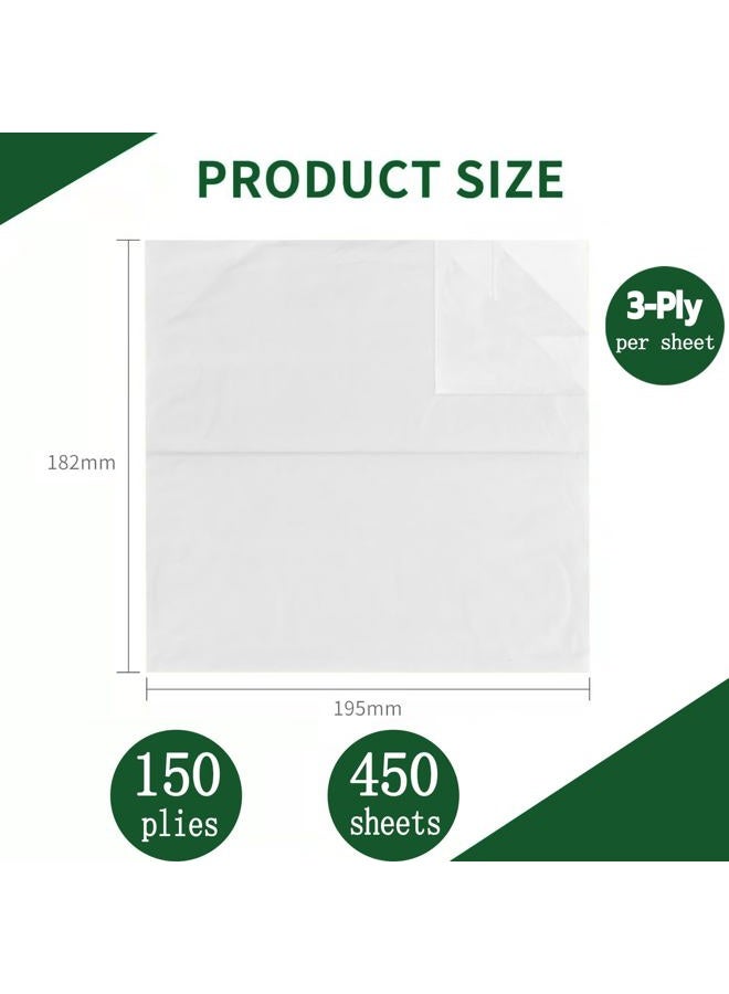 QINGYA Soft Durable Bamboo Facial Tissues - 3 Ply bleached Facial Paper Dry or Wet Use 12 Packs(150 Tissue per Pack, 1800 Tissues Total） - Image 3