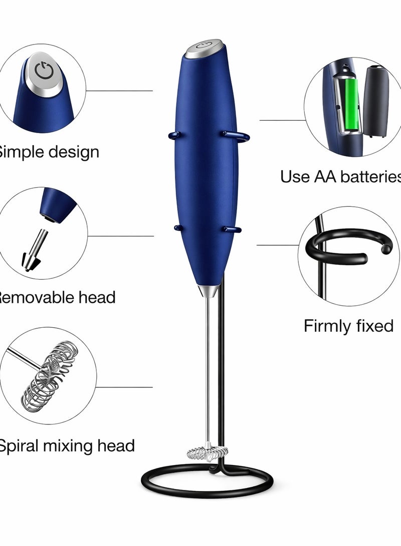 Handheld Milk FROTHER with Battery Operated Stand and Milk FROTHER - Image 3