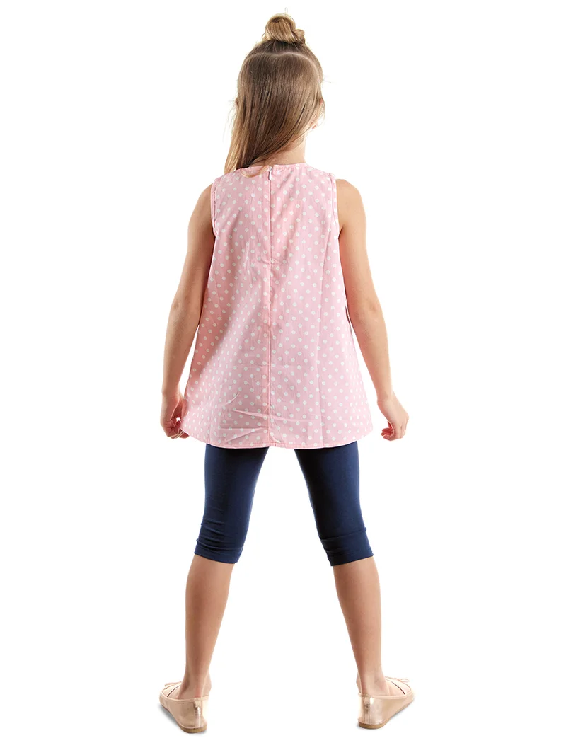 دينوكيدس طقم تونيك أرنب وردي